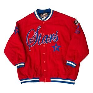 Vintage Philly Stars Red Blue Baseball Negro Leagues Wool Letterman Jacket 6XL
